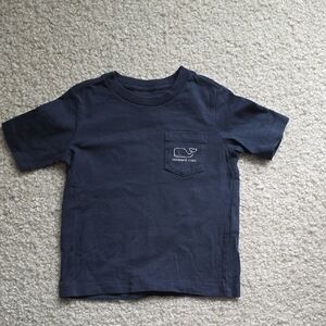 Vineyard Vines Kids Dark Blue Short Sleeve Tee